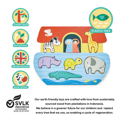 Shape Sorting Ark Tray - Toby Tiger