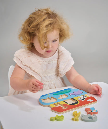 Shape Sorting Ark Tray - Toby Tiger