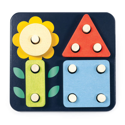 Count and Match Peg board - Toby Tiger