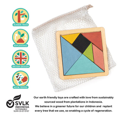 Tangram Puzzle - Toby Tiger