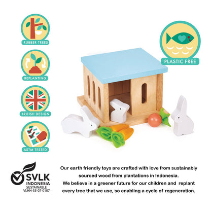 Rabbit Hutch Pet Set - Toby Tiger