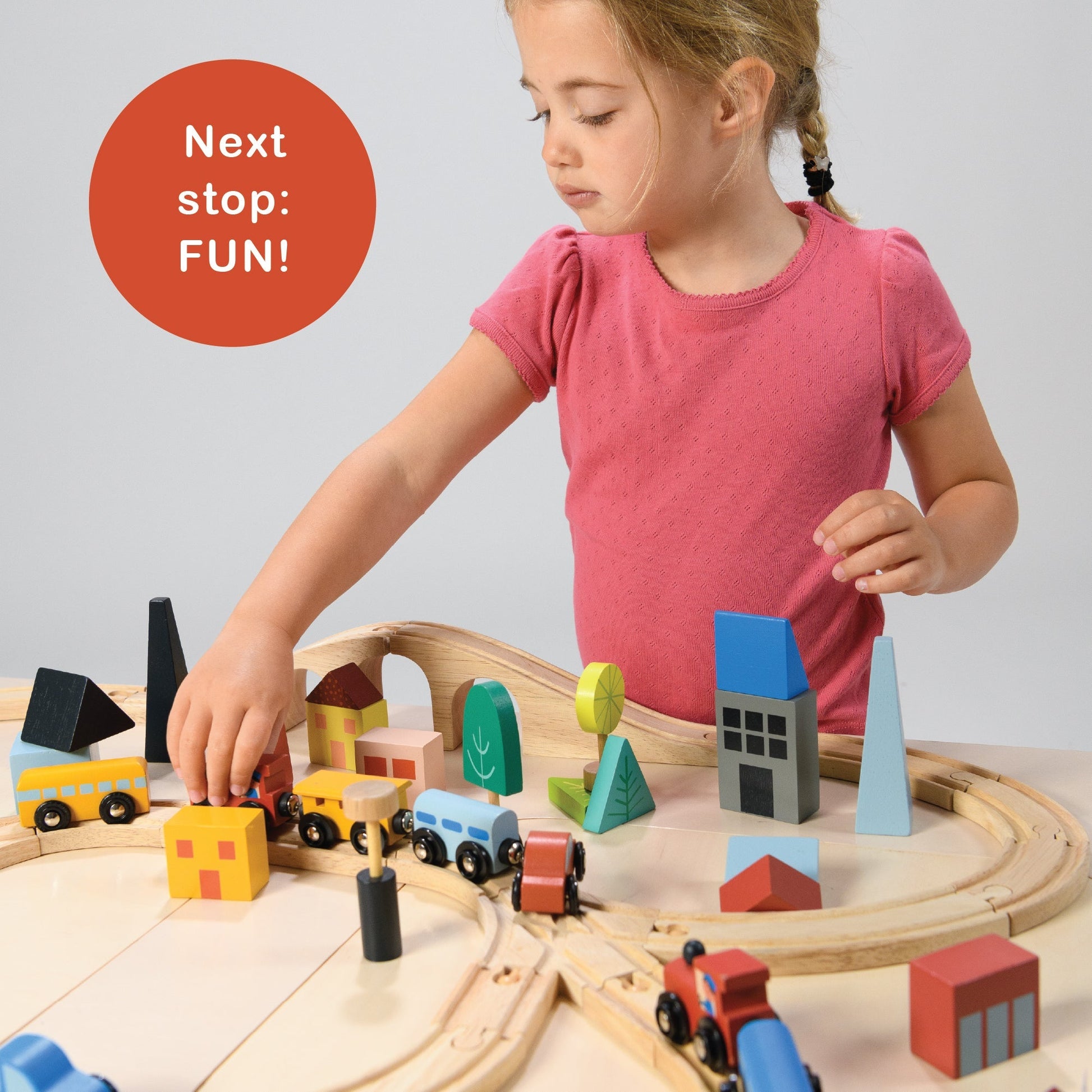 Town Train Set - Toby Tiger