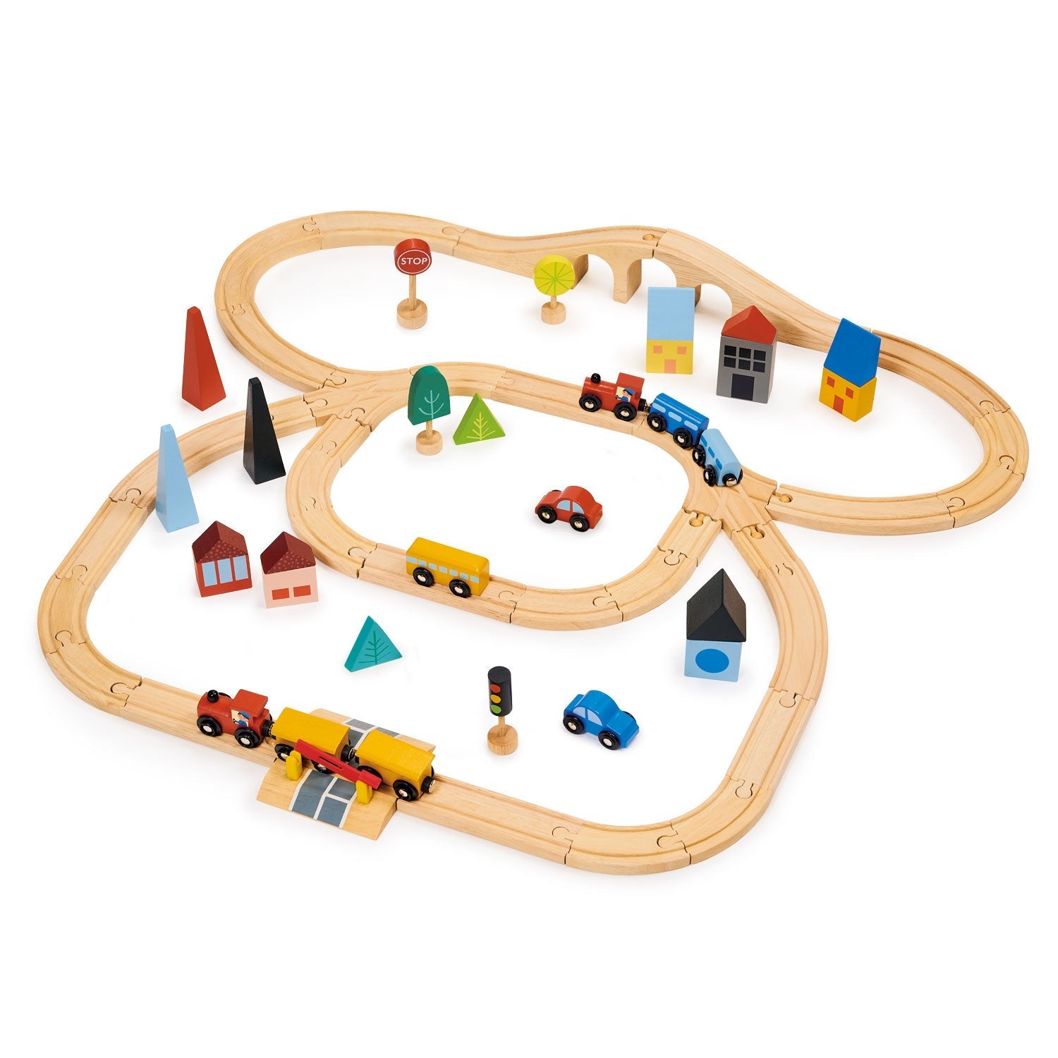 Town Train Set - Toby Tiger