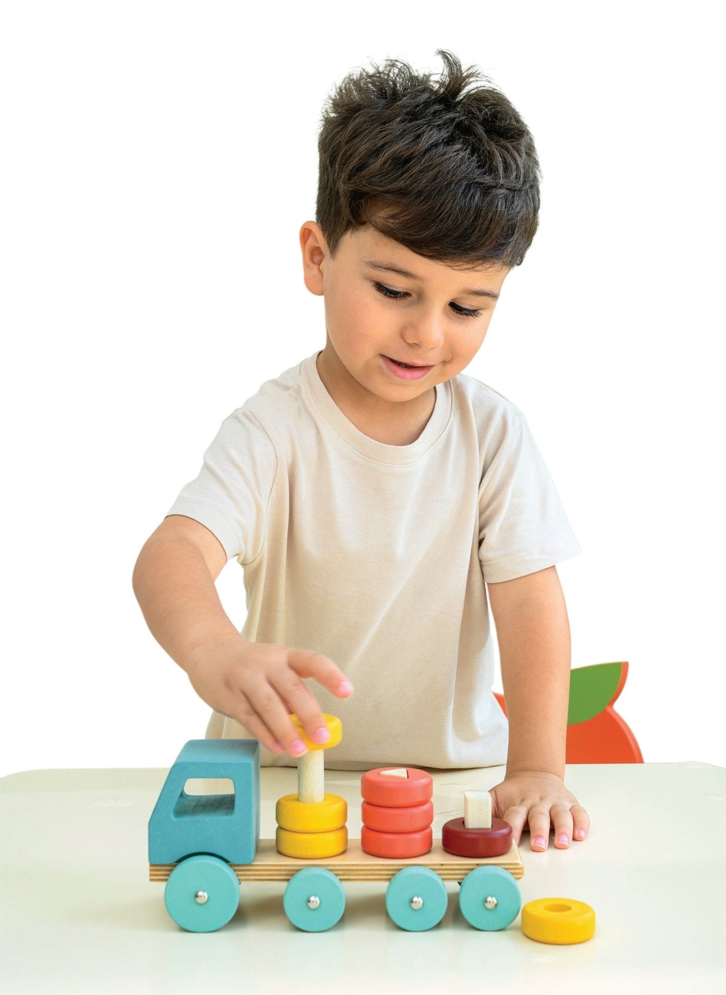 Stacking Peg Truck - Toby Tiger