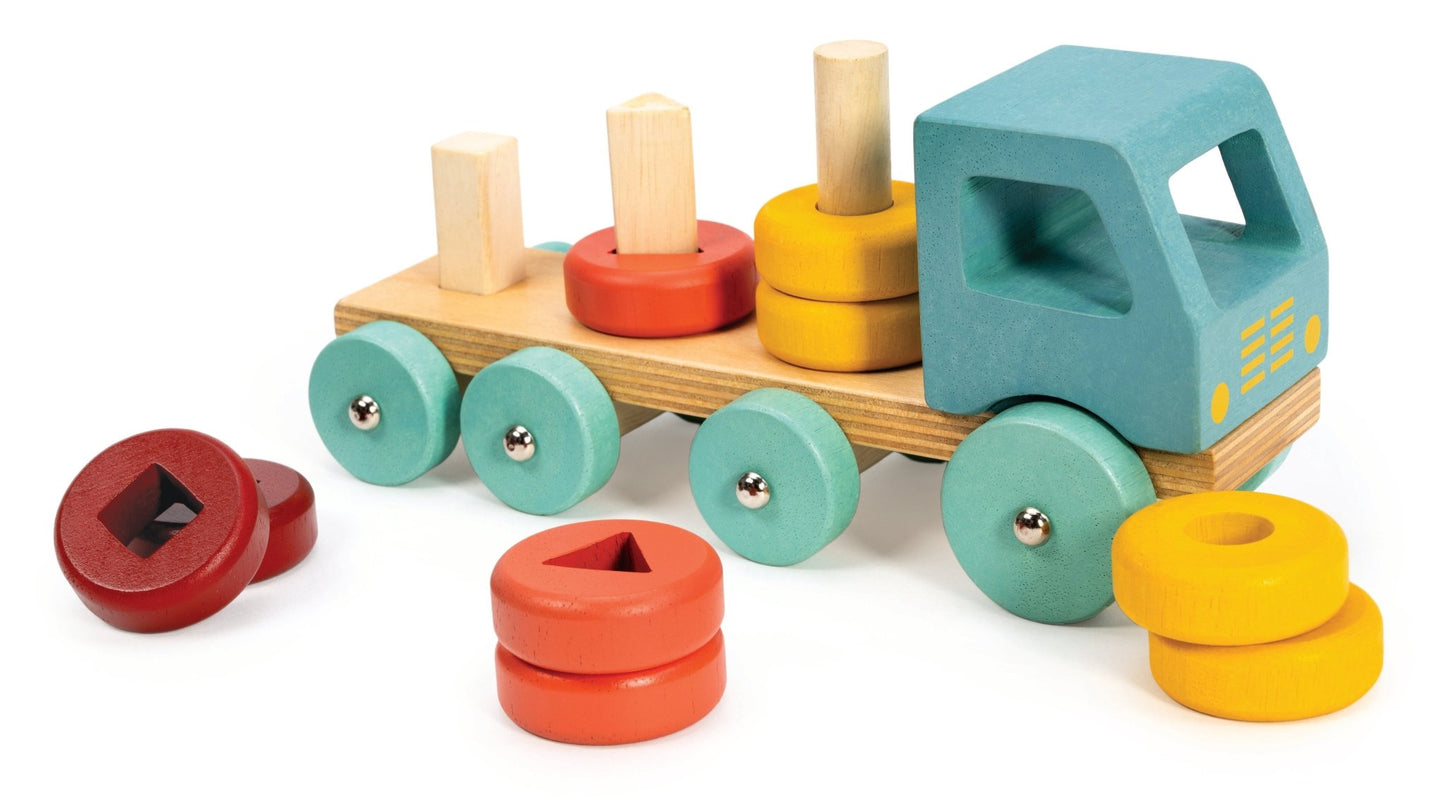 Stacking Peg Truck - Toby Tiger