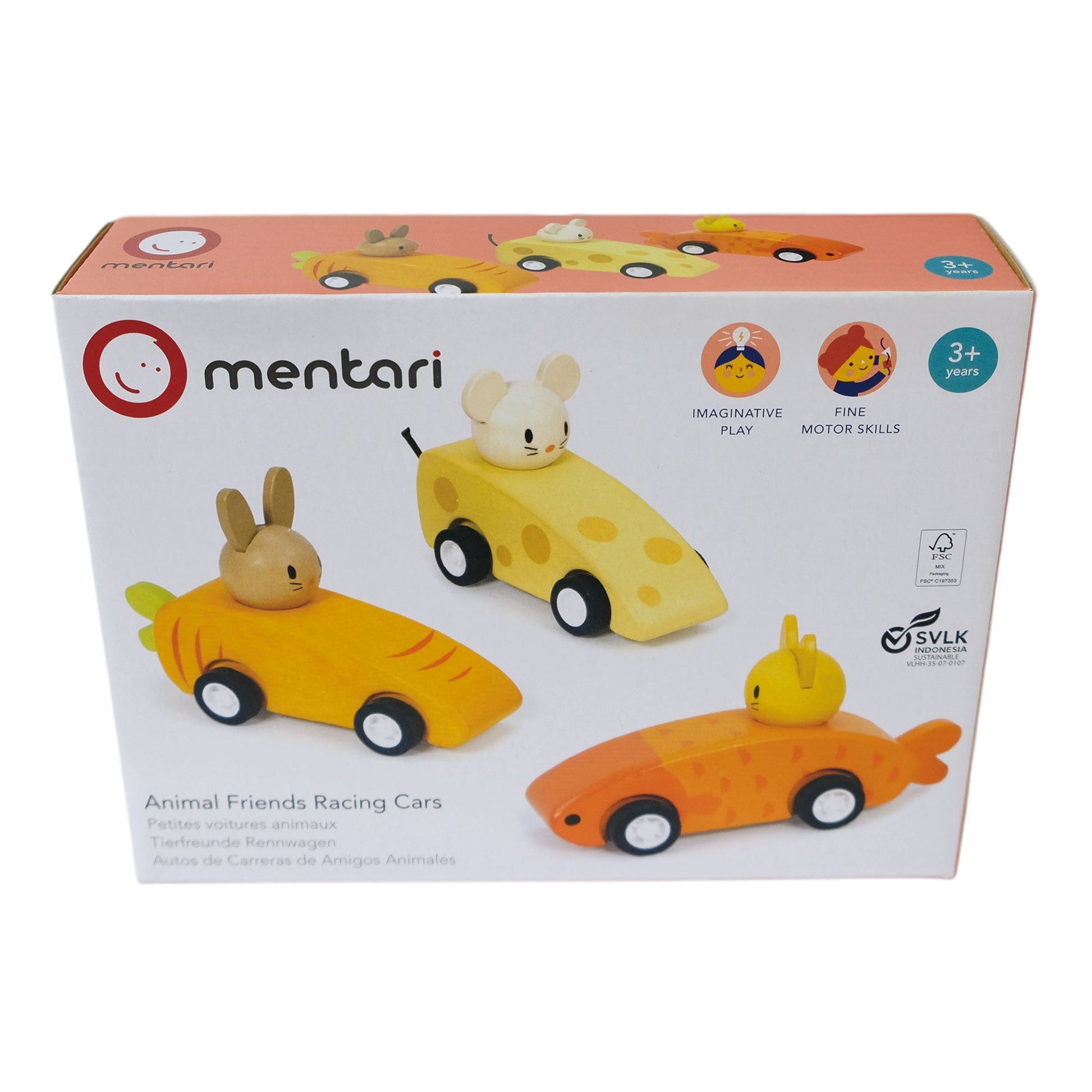 Animal Friends Racing cars - Toby Tiger