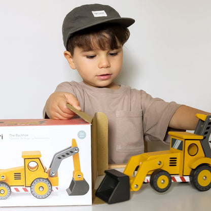 The Backhoe Yellow Digger - Toby Tiger