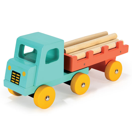 Teal Timber Truck - Toby Tiger