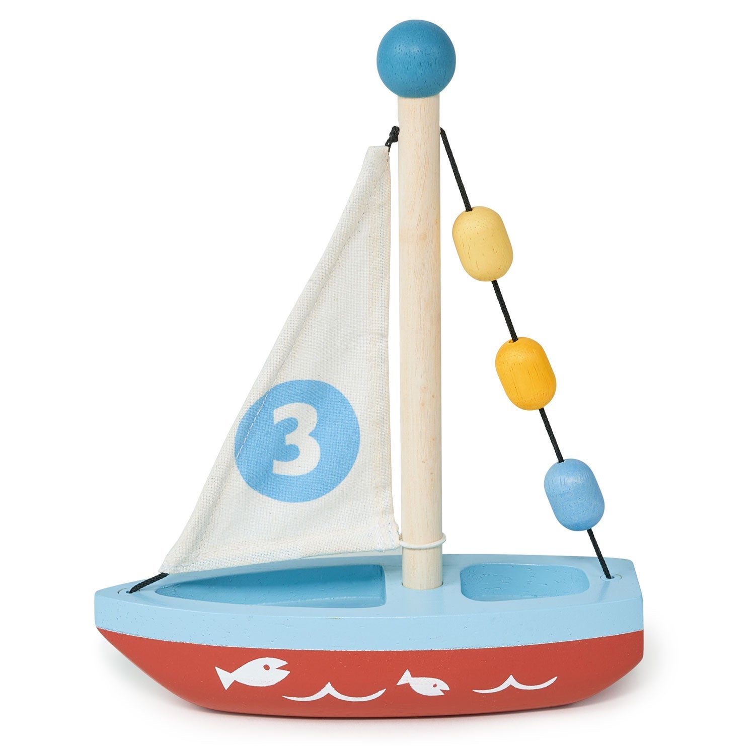 Wooden Sailing Boat - Toby Tiger