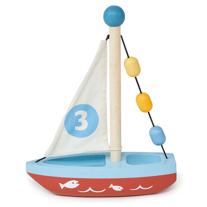 Wooden Sailing Boat - Toby Tiger