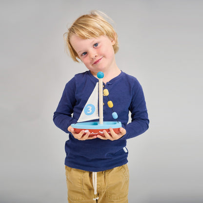 Wooden Sailing Boat - Toby Tiger