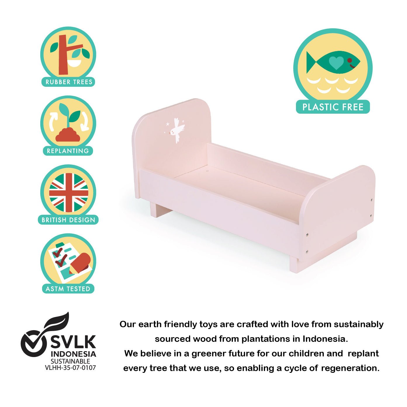 Baby Doll Cot - Toby Tiger
