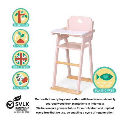 Baby Doll High Chair - Toby Tiger