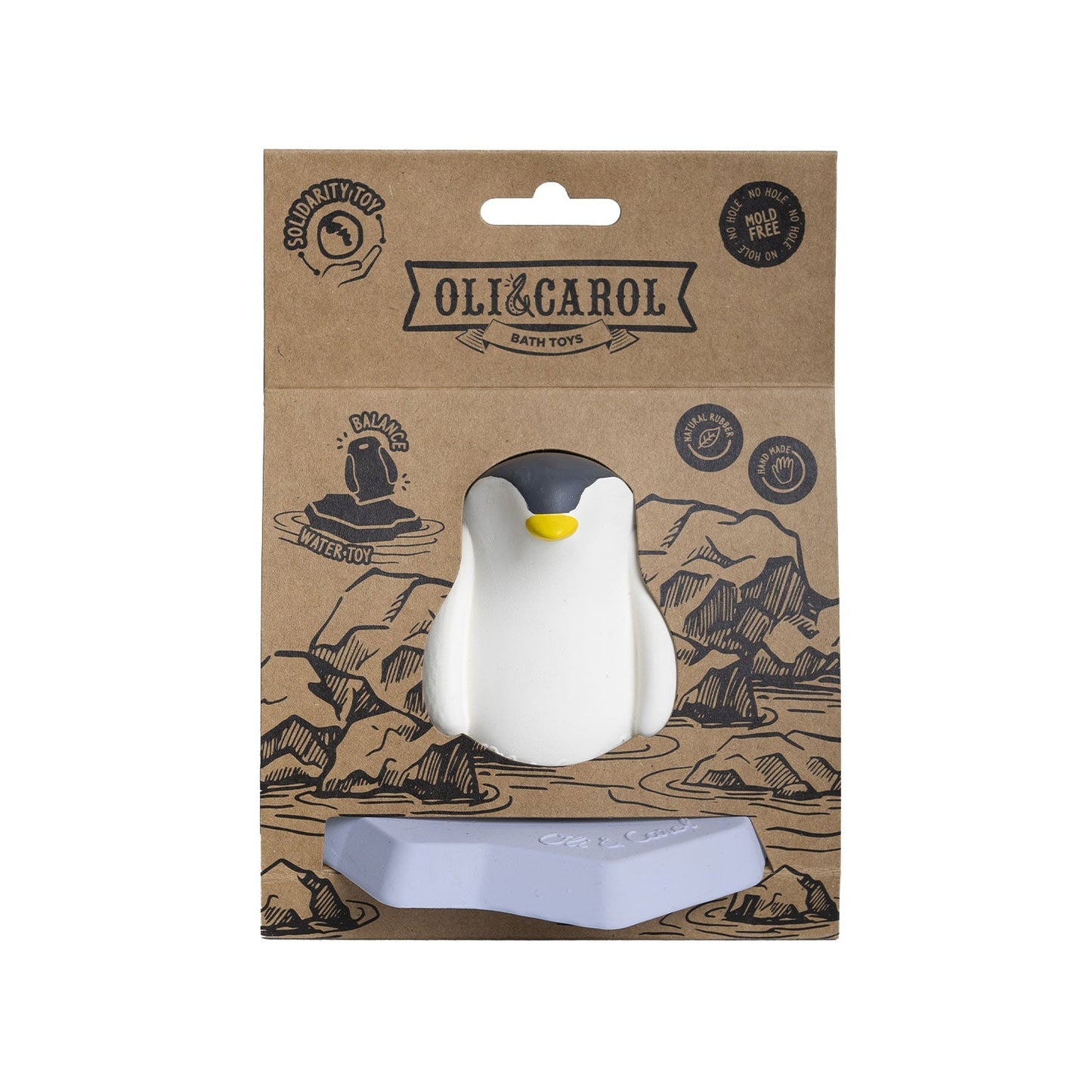 Oli & Carol Penguin Bath Toy - Toby Tiger