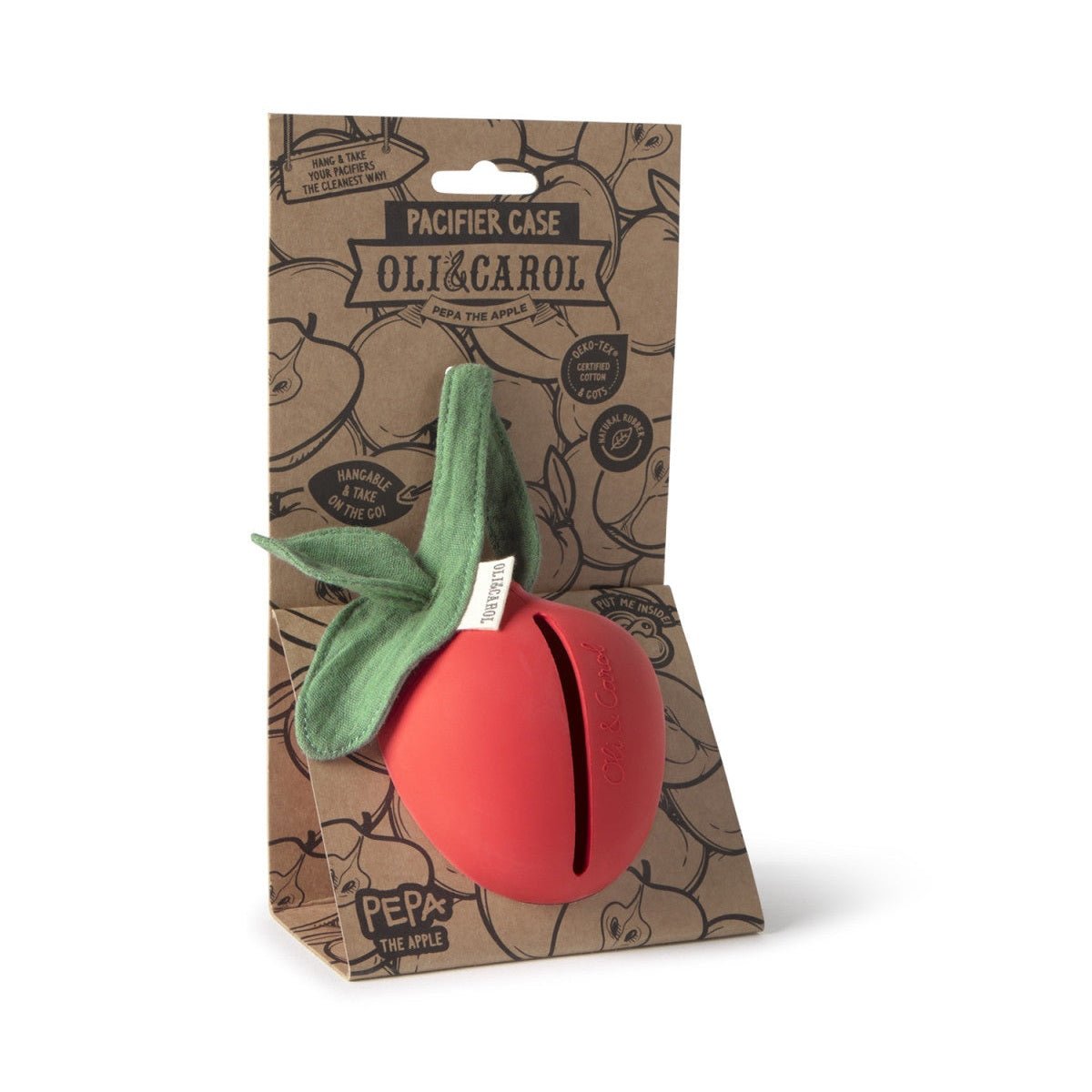 Oli & Carol Pepa the Apple Pacifier Case - Toby Tiger