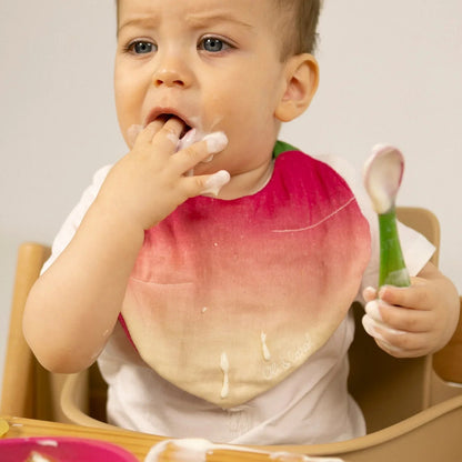 Oli&Carol Ramona the Radish Feeding Bib - Toby Tiger