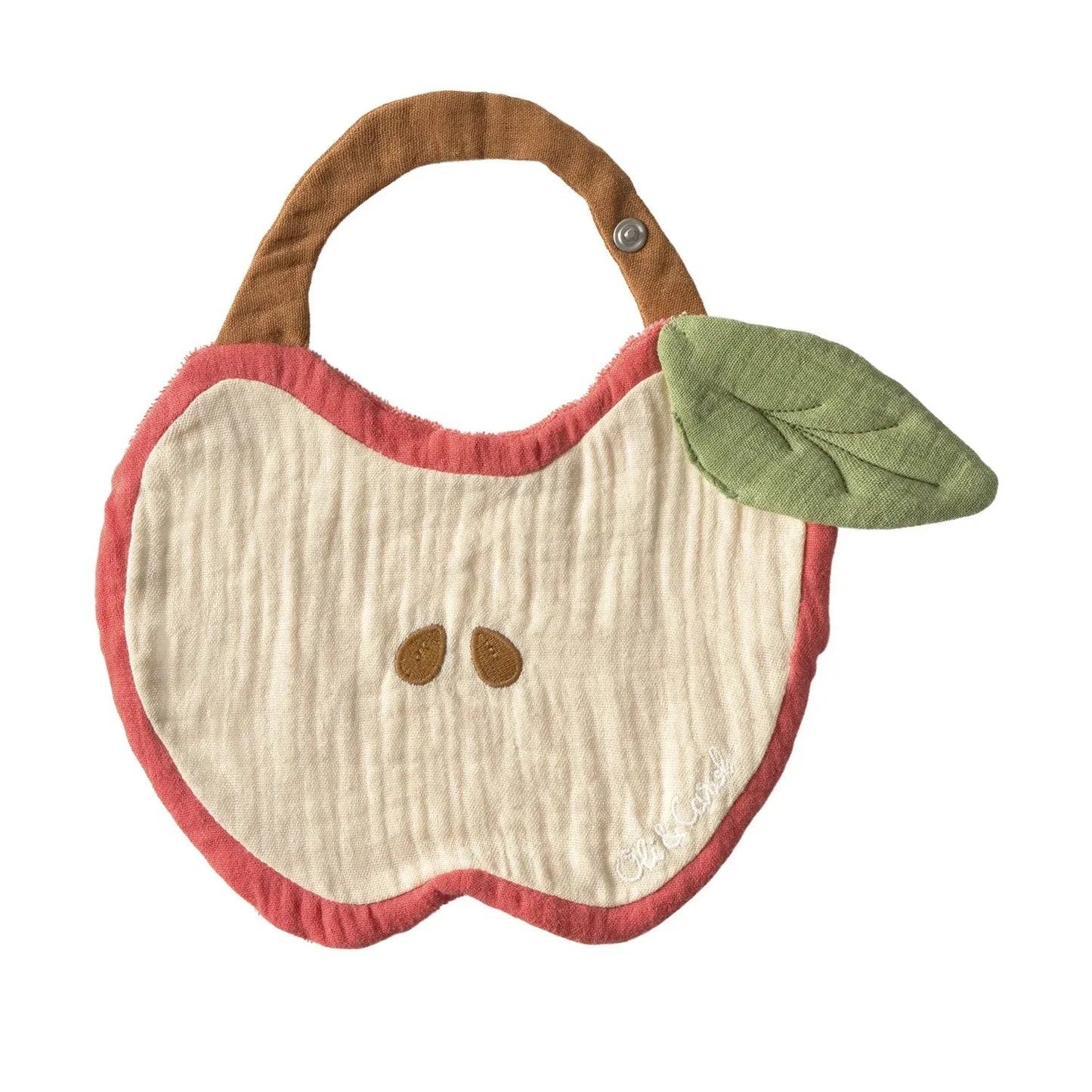 Oli&Carol Pepa the Apple Feeding Bib - Toby Tiger UK