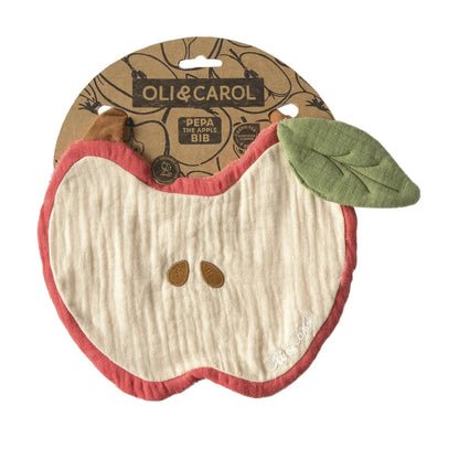 Oli&Carol Pepa the Apple Feeding Bib - Toby Tiger UK
