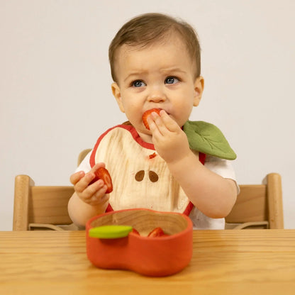 Oli&Carol Pepa the Apple Feeding Bib - Toby Tiger UK