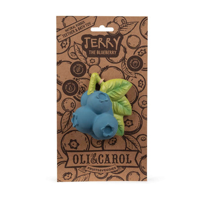 Oli & Carol Jerry the Blueberry Teether - Toby Tiger