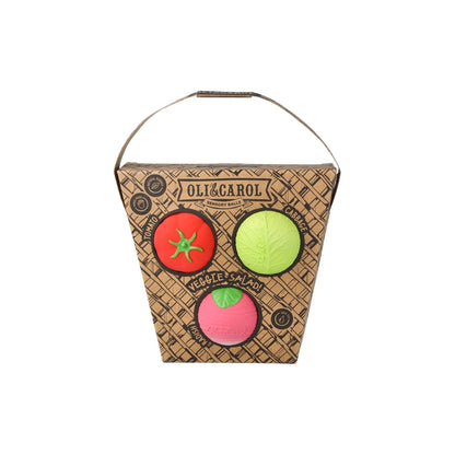 Oli & Carol Baby Sensory Ball Veggie Salad - Toby Tiger