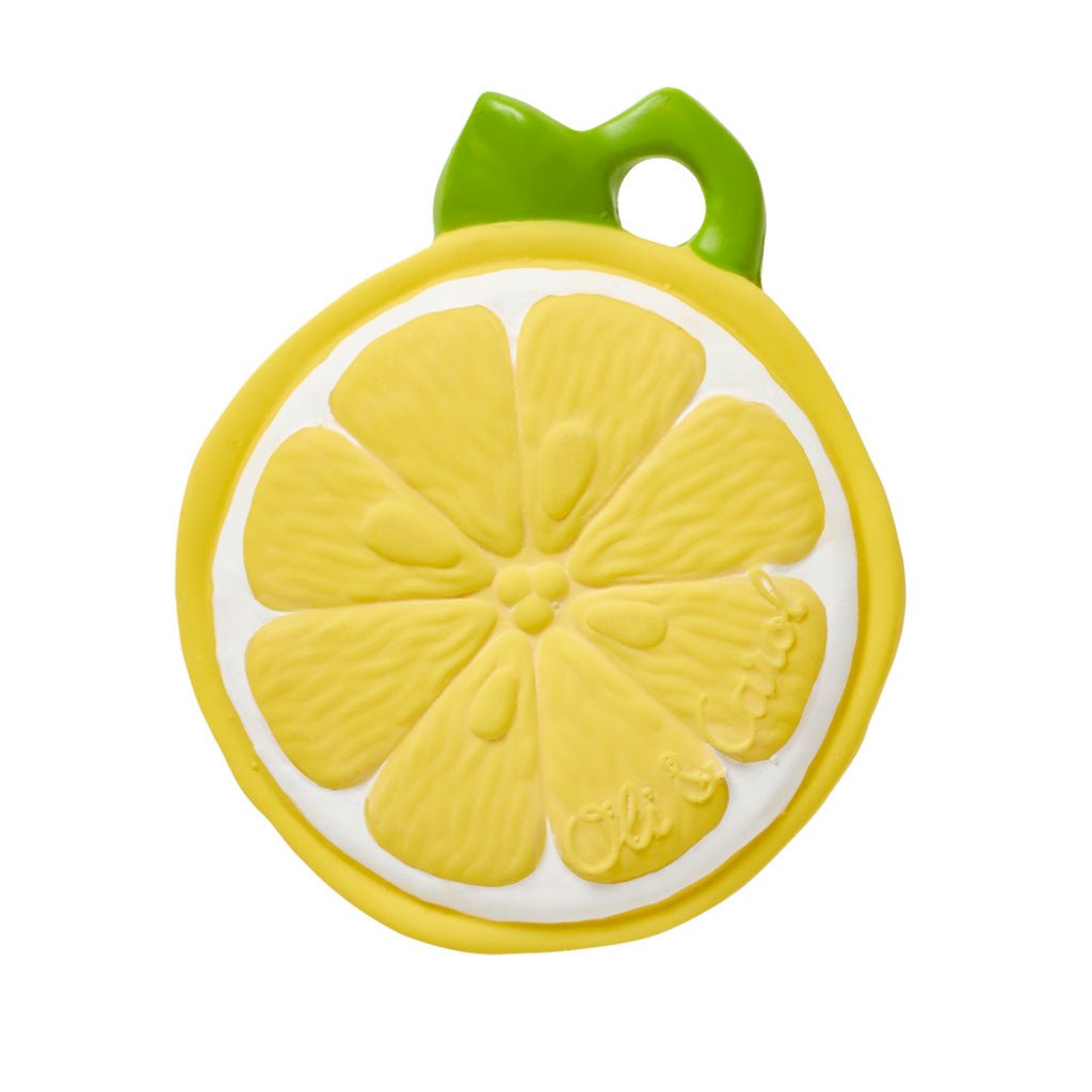 Oli & Carol John Lemon Mini Teether - Toby Tiger