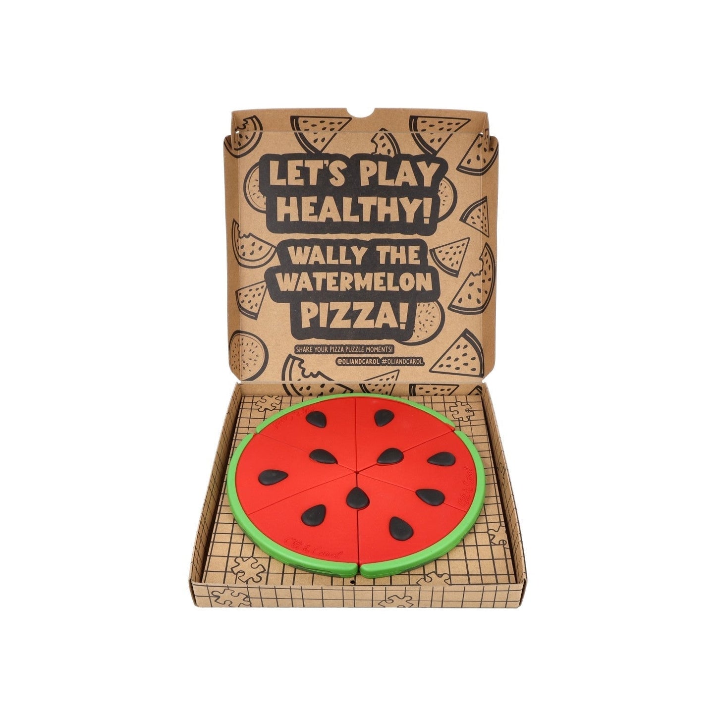 Oli & Carol Wally the Watermelon Baby Pizza Puzzle - Toby Tiger