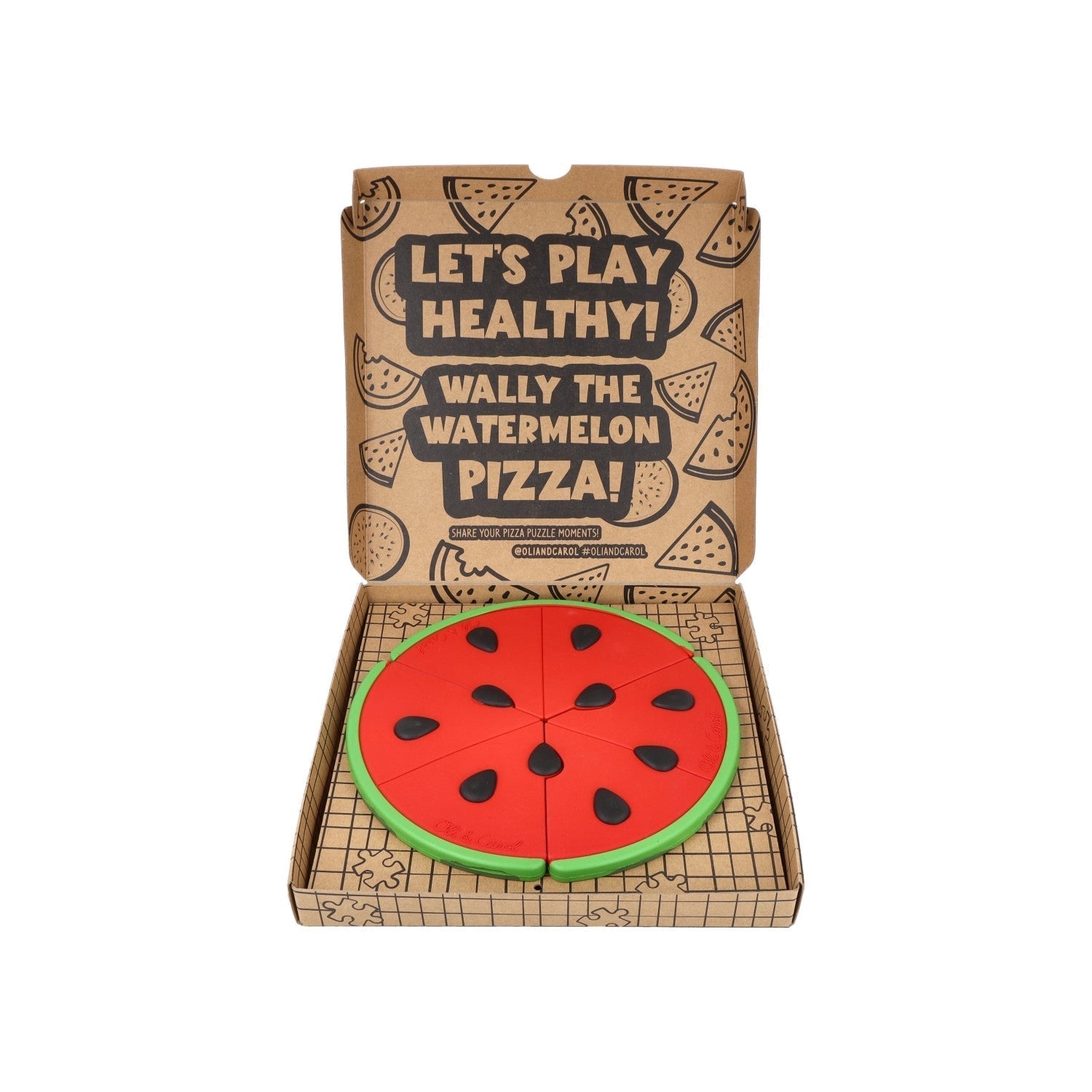 Oli & Carol Wally the Watermelon Baby Pizza Puzzle - Toby Tiger