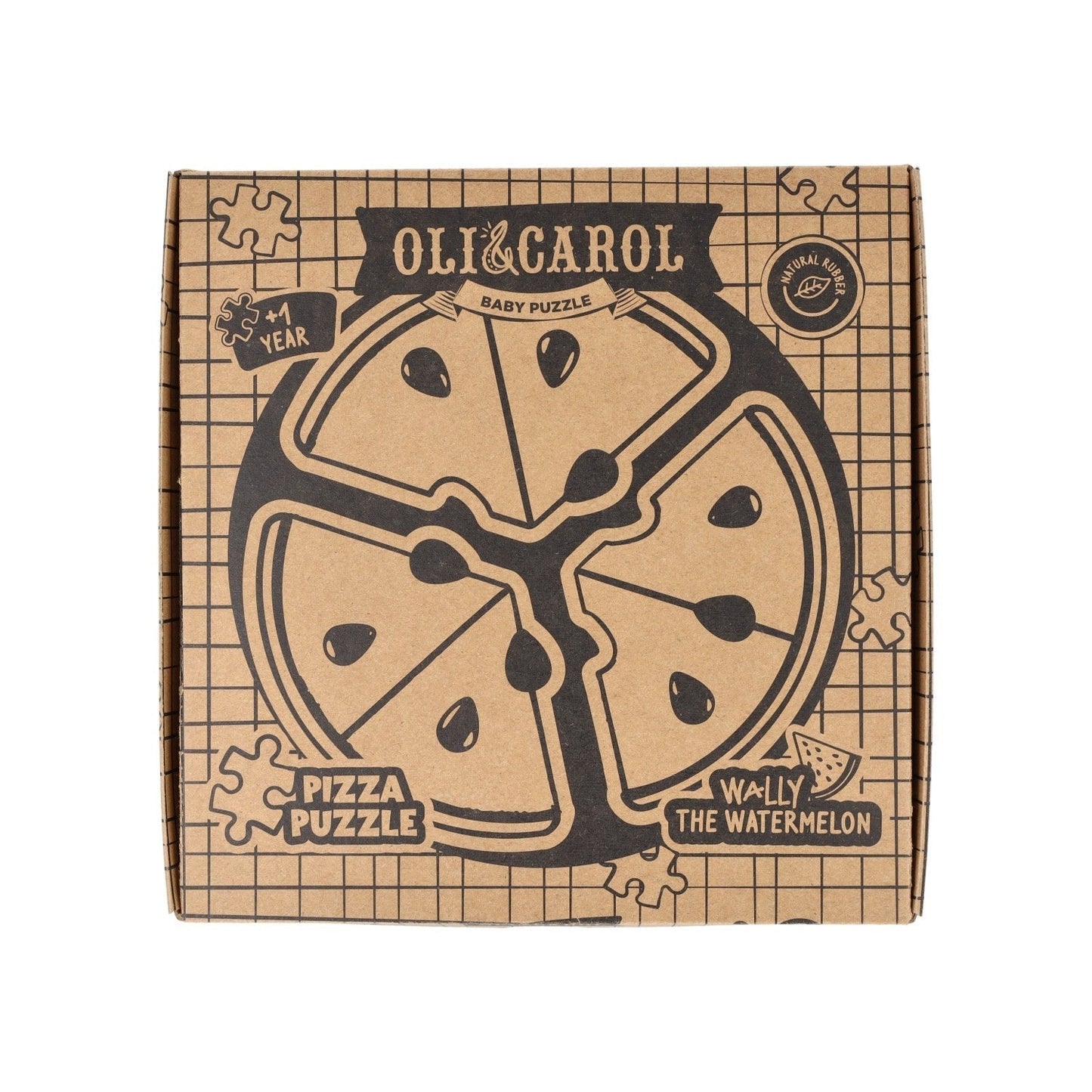 Oli & Carol Wally the Watermelon Baby Pizza Puzzle - Toby Tiger