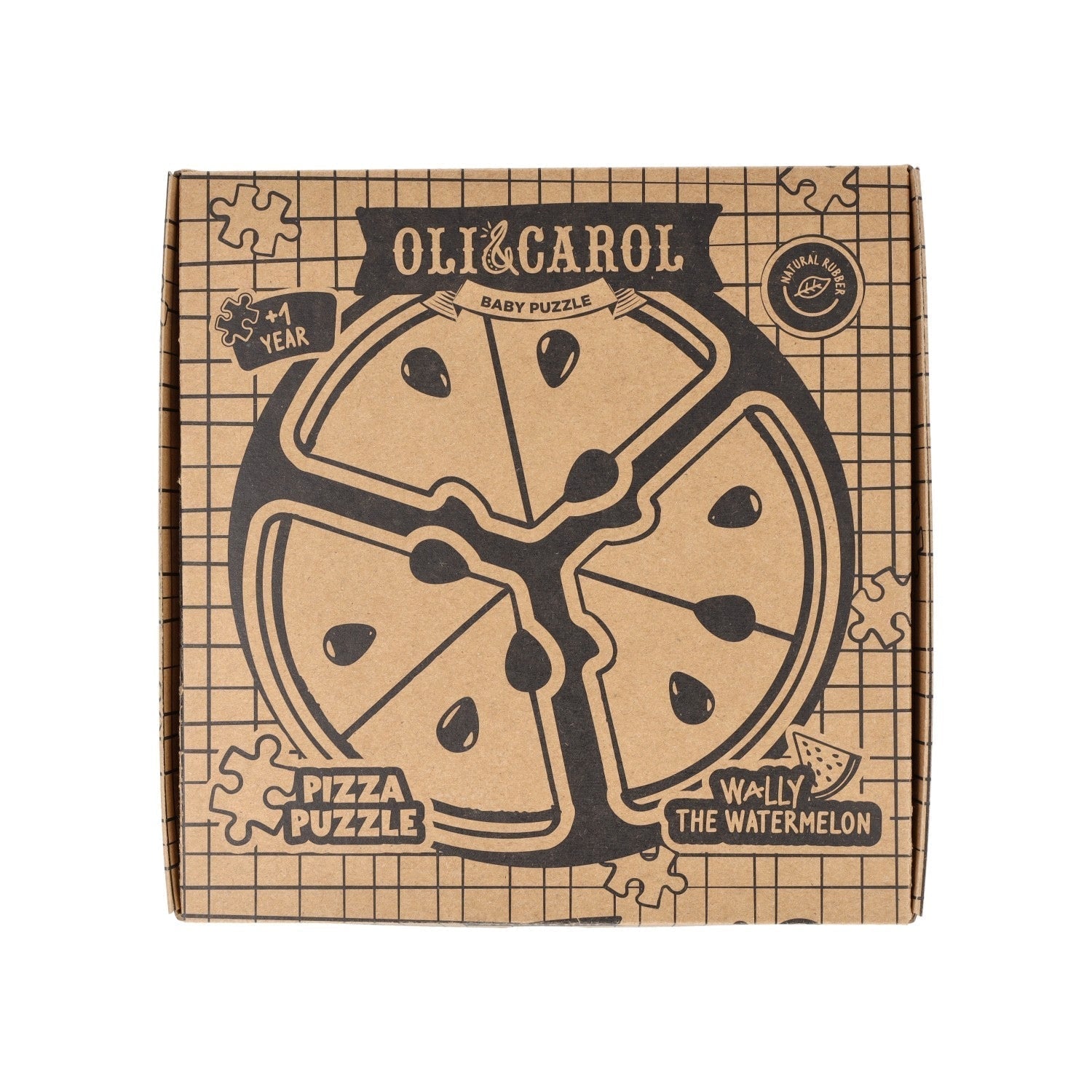 Oli & Carol Wally the Watermelon Baby Pizza Puzzle - Toby Tiger