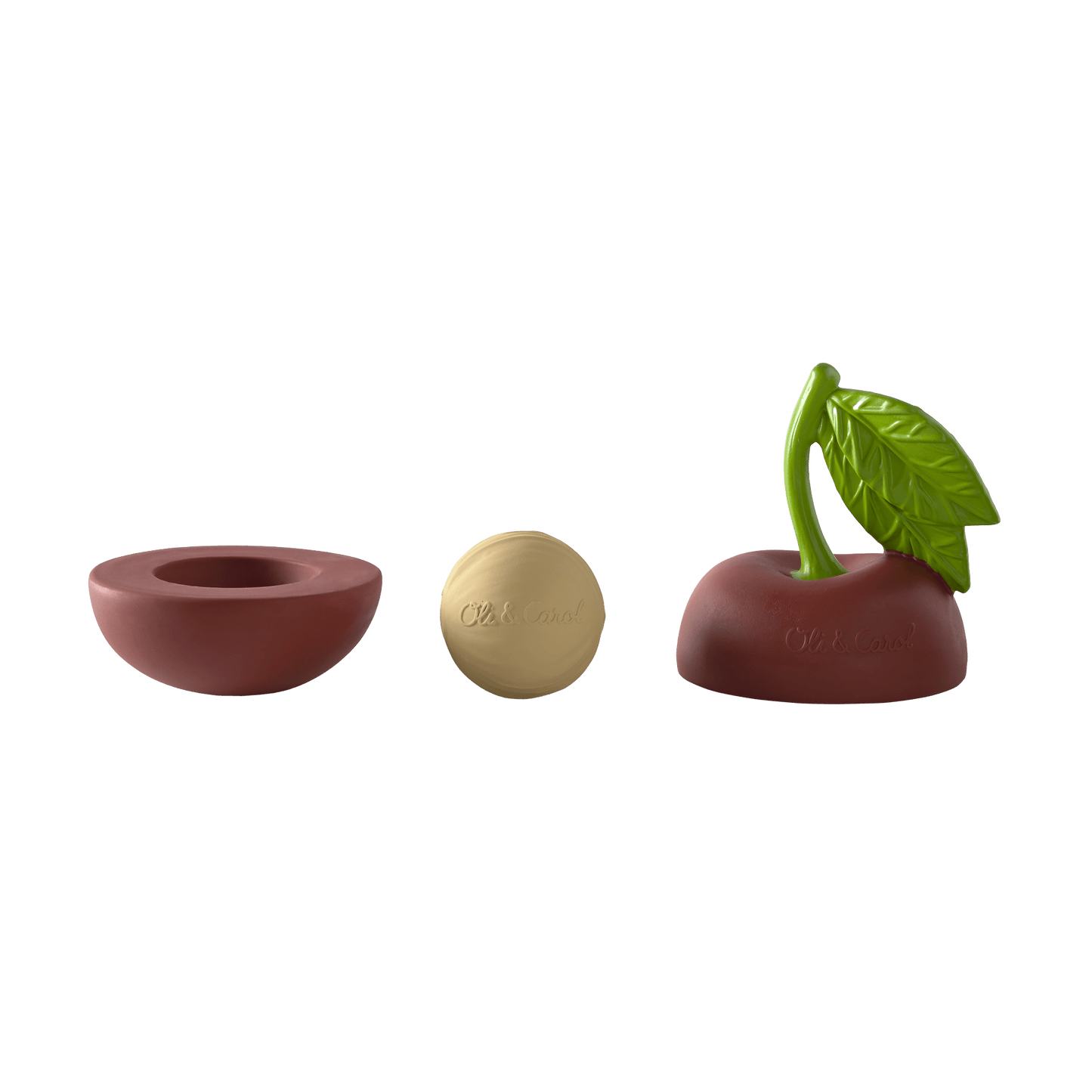 Oli&Carol Mery the Cherry Stacking and Ball Toy - Toby Tiger