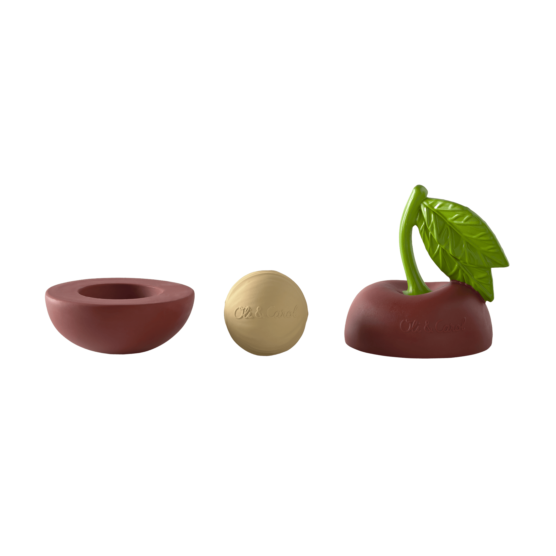 Oli&Carol Mery the Cherry Stacking and Ball Toy - Toby Tiger