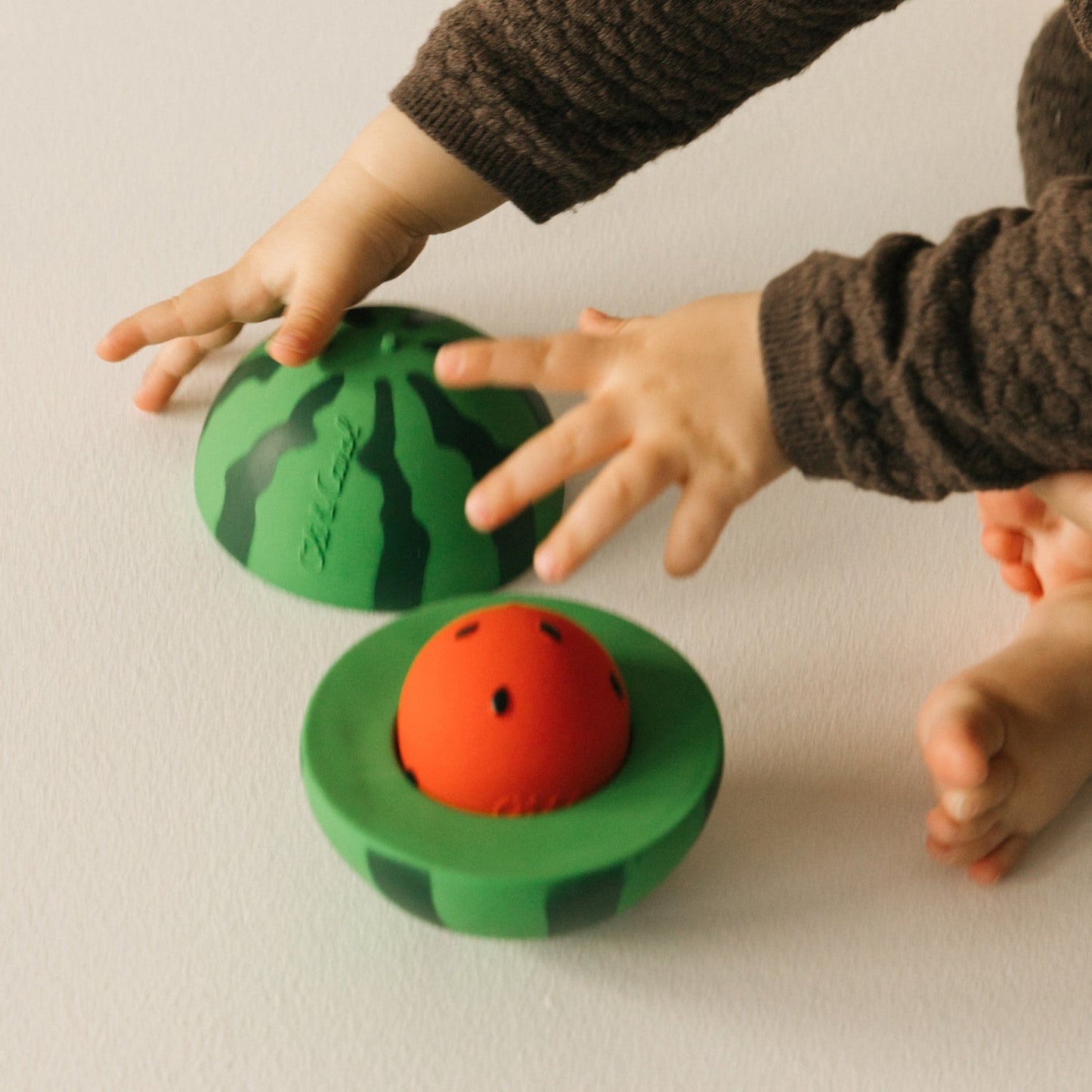 Oli&Carol Wally the Watermelon Stacking and Ball Toy - Toby Tiger