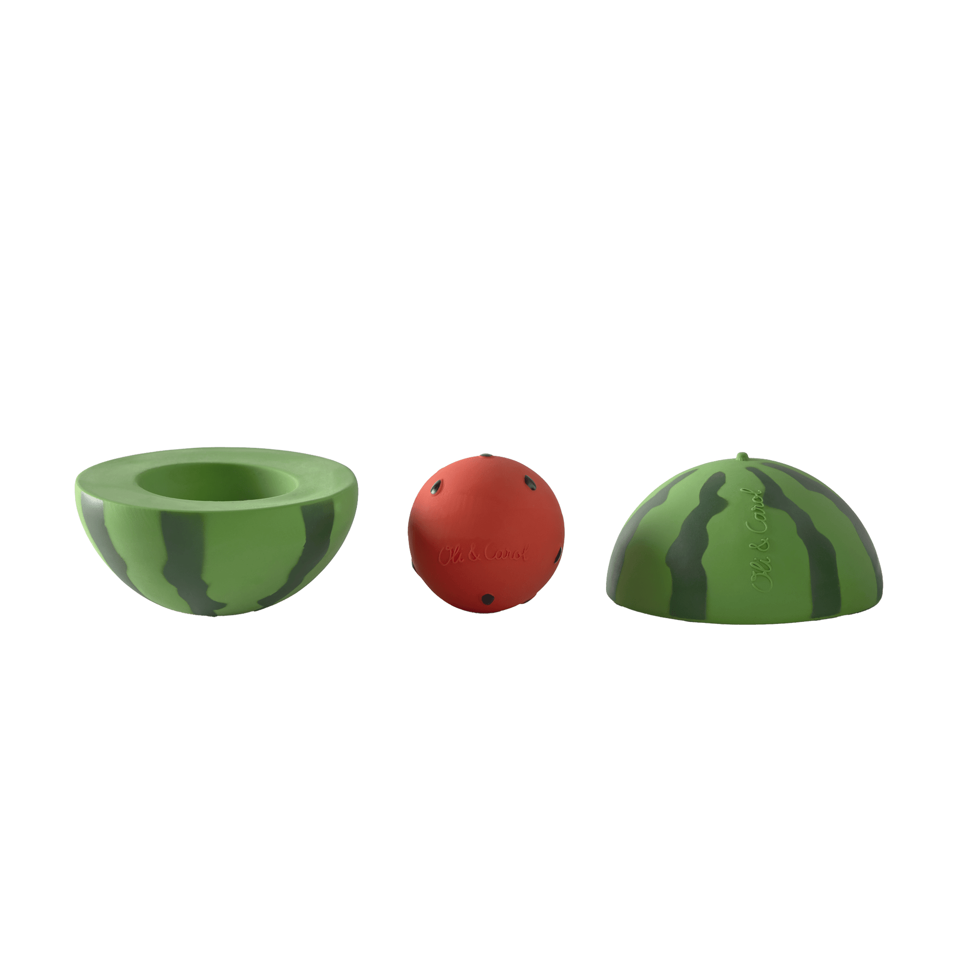 Oli&Carol Wally the Watermelon Stacking and Ball Toy - Toby Tiger