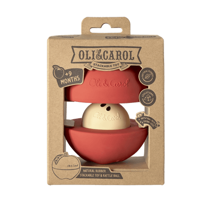 Oli&Carol Pepa the Apple Stacking and Ball Toy - Toby Tiger