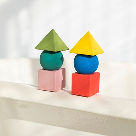 Oli & Carol Bauhaus Movement Geometric Figures - Pastel - Toby Tiger