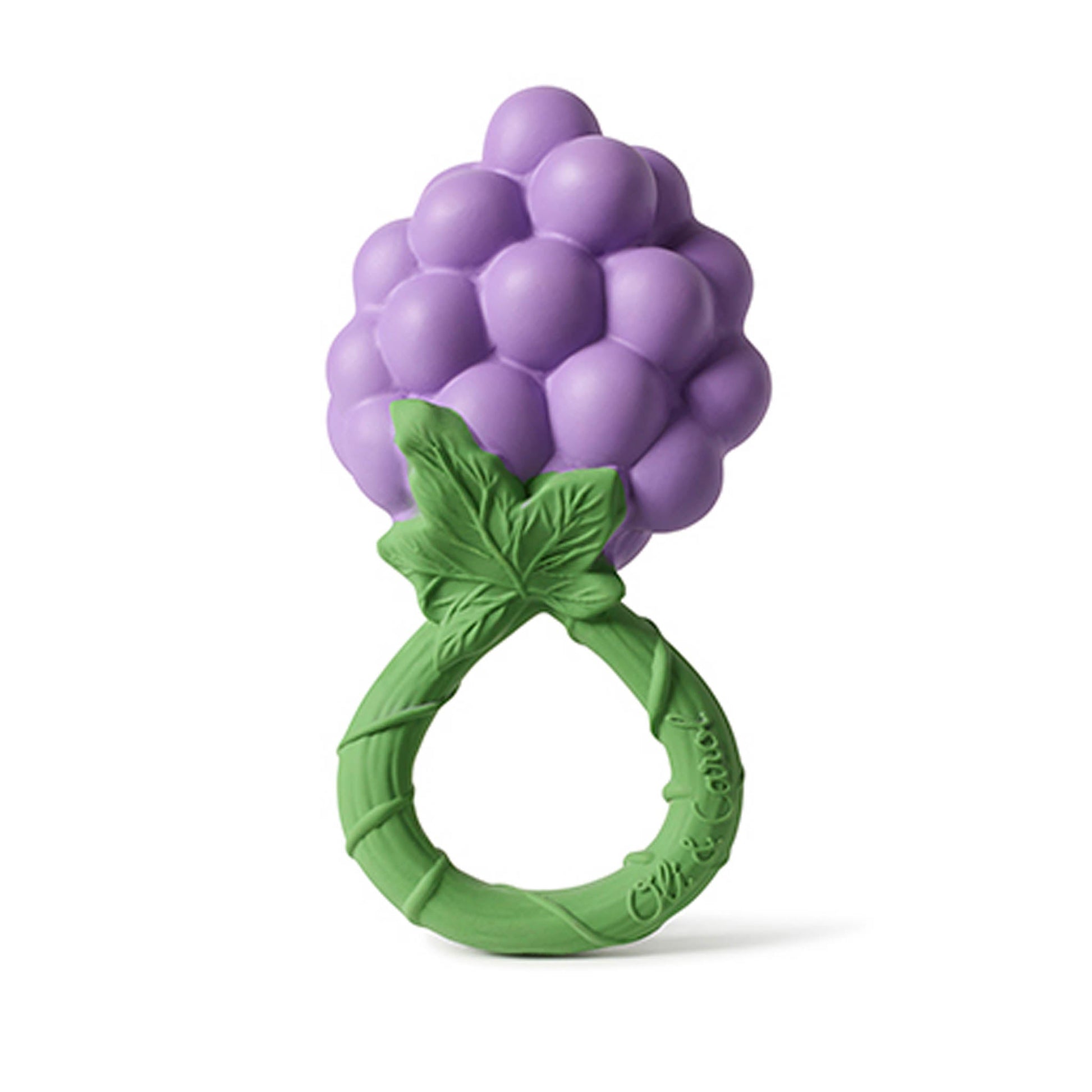Oli & Carol Grape Baby Rattle & Teether - Toby Tiger