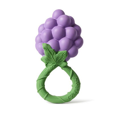 Oli & Carol Grape Baby Rattle & Teether - Toby Tiger