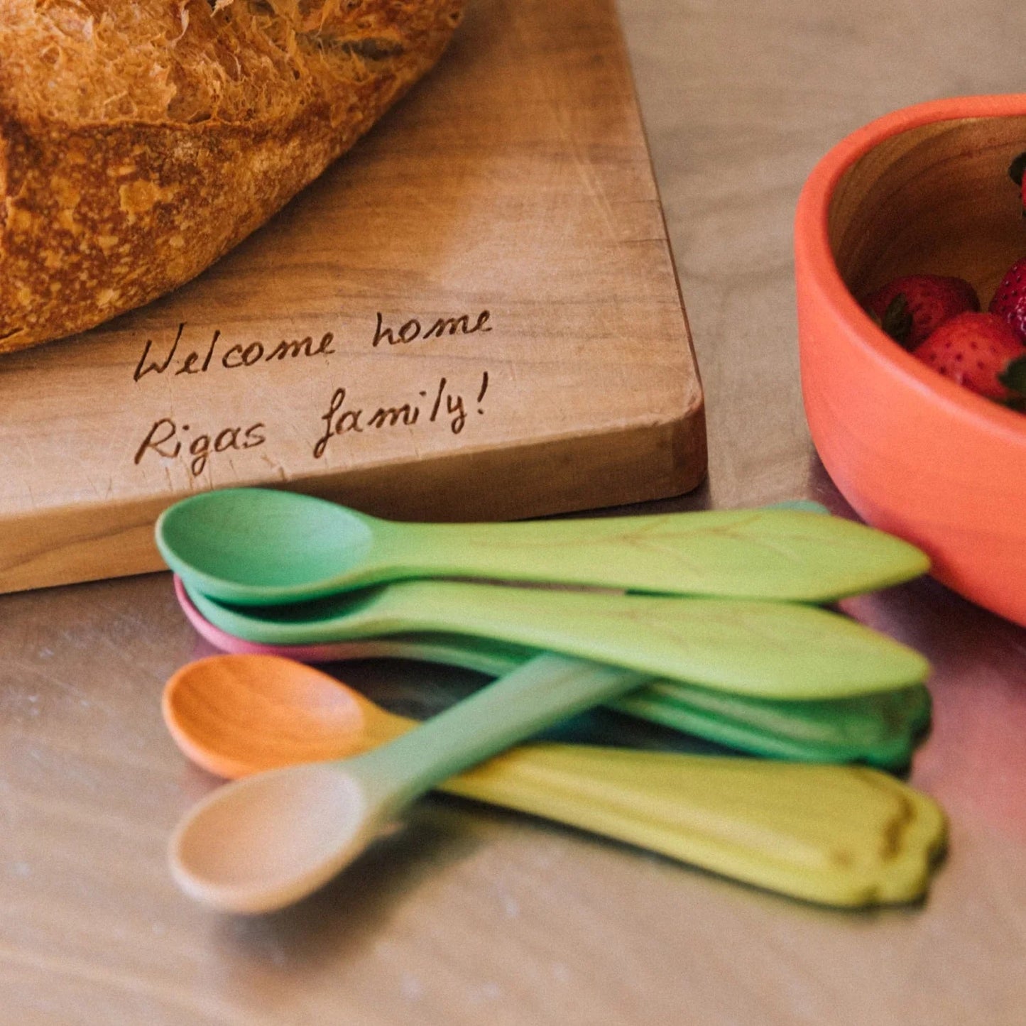 Oli&Carol Spoon Pack - Leek and Kale - Toby Tiger