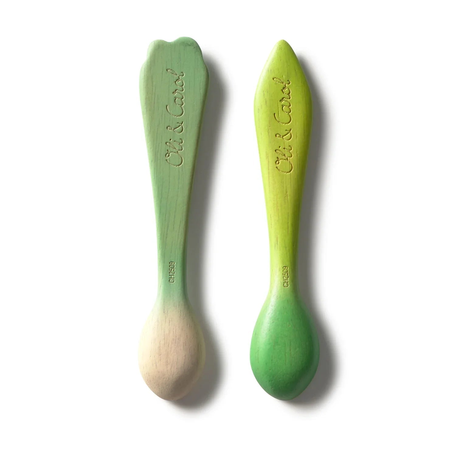 Oli&Carol Spoon Pack - Leek and Kale - Toby Tiger