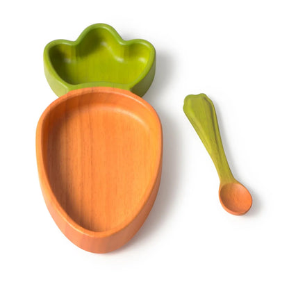 Oli&Carol Cathy the Carrot Plate and Spoon Set - Toby Tiger UK
