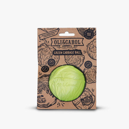 Oli & Carol Green Cabbage Baby Ball - Toby Tiger