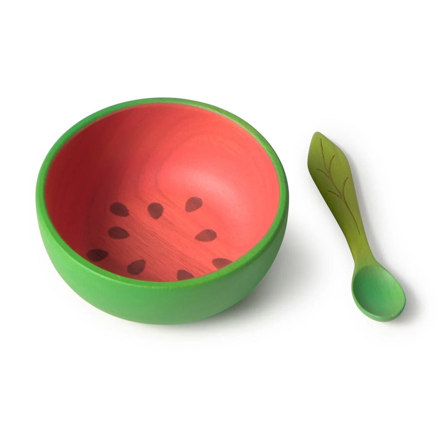 Oli&Carol Wally the Watermelon Bowl and Spoon Set - Toby Tiger