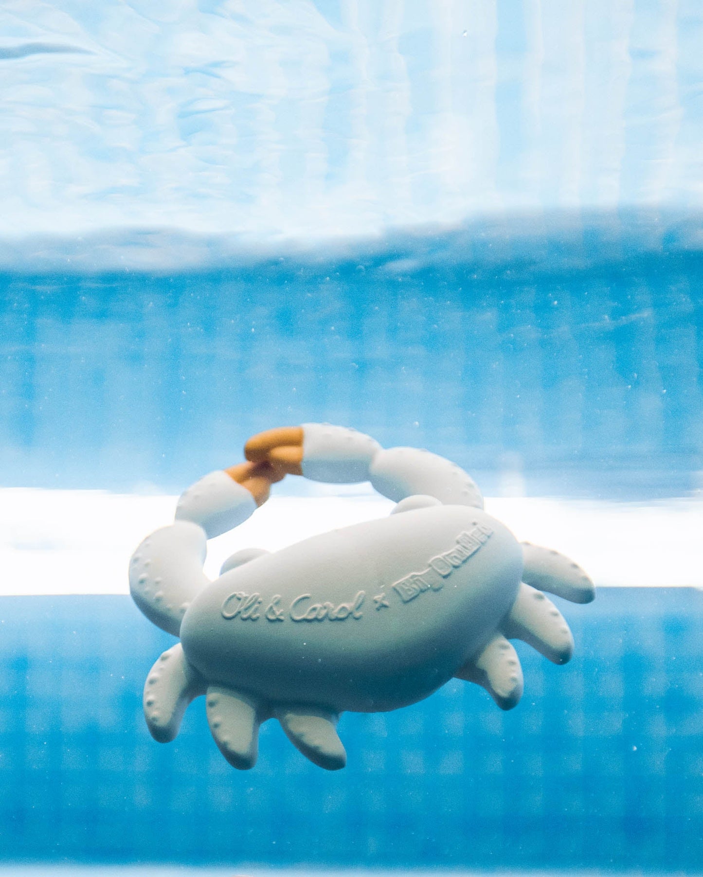 Oli & Carol x BIGSTUFFED Sharon the Crab Bath Toy - Toby Tiger