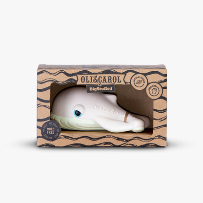 Oli & Carol x BIGSTUFFED Walter the Whale Bath Toy - Toby Tiger