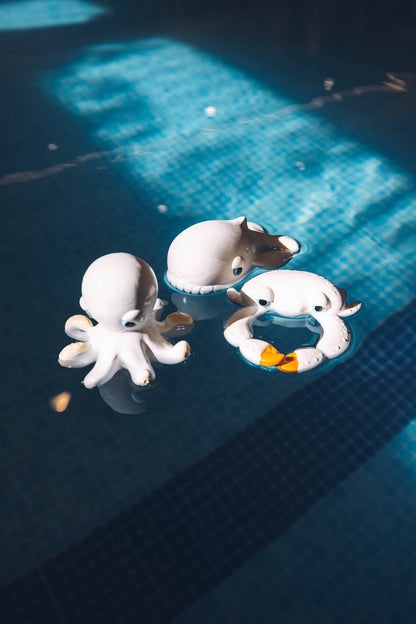 Oli & Carol x BIGSTUFFED Walter the Whale Bath Toy - Toby Tiger