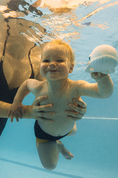 Oli & Carol x BIGSTUFFED Walter the Whale Bath Toy - Toby Tiger