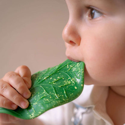 Oli & Carol Chlorophyll Leaf Teether - Toby Tiger