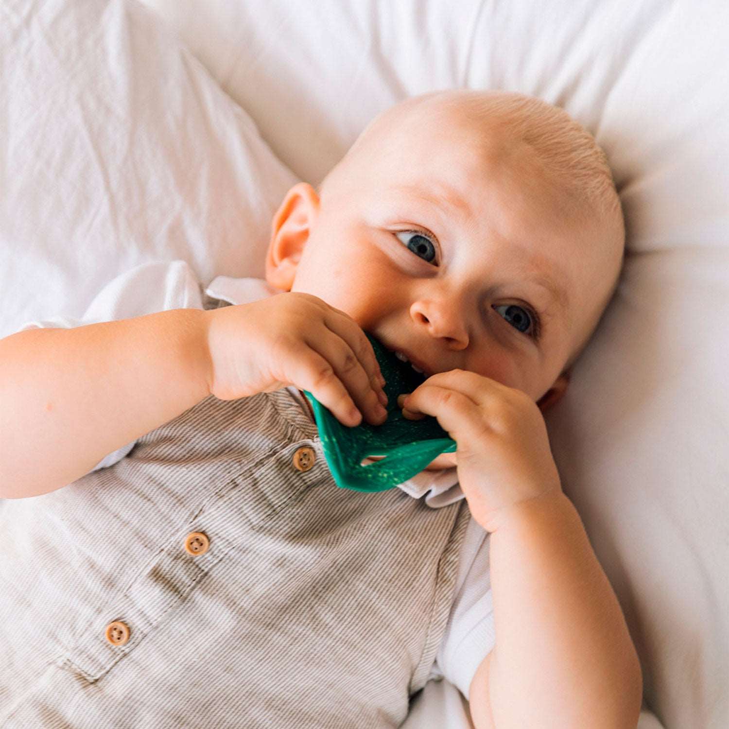 Oli & Carol Chlorophyll Leaf Teether - Toby Tiger