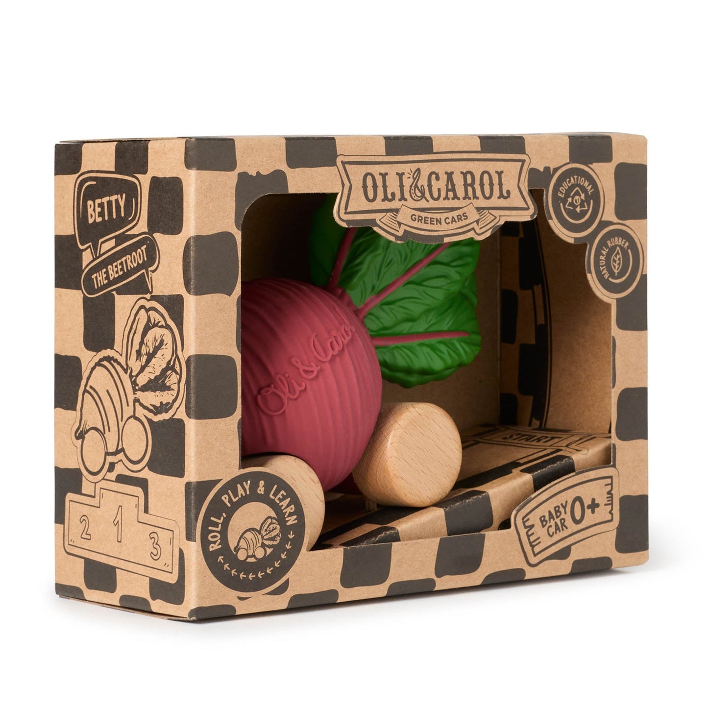 Oli & Carol Betty the Beetroot Car - Toby Tiger